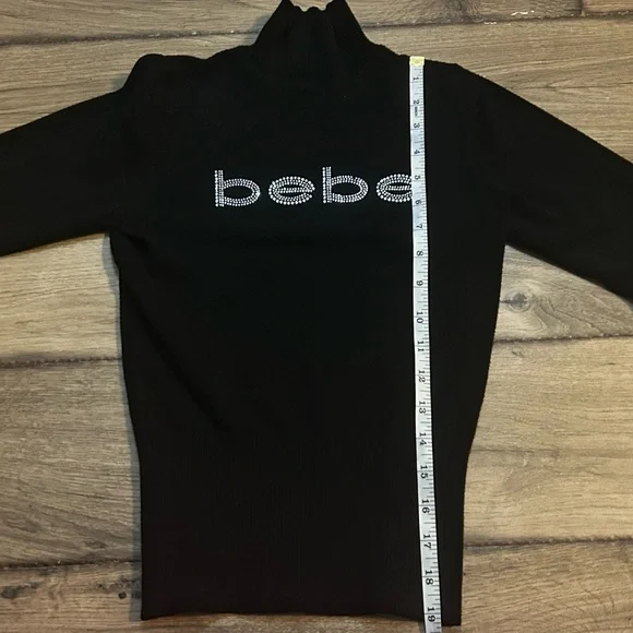 Bebe Y2K mcbling mock neck sweater - Picture 6 of 6